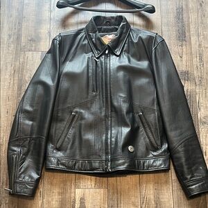 Vintage Harley-Davidson Black Leather Jacket